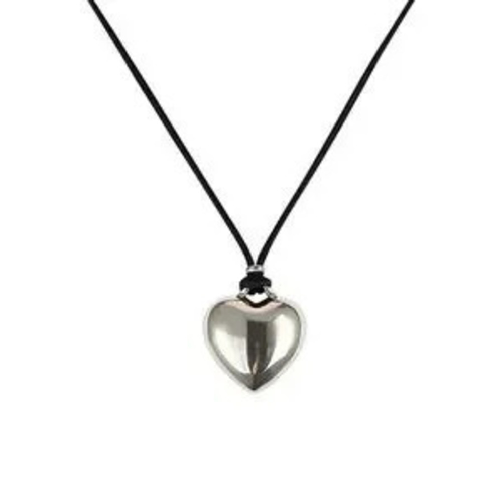 Heart of Winter Unique Silver Heart Pendant Necklace